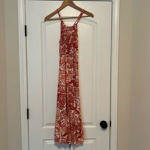 Lucky Brand, Small, Halter sundress with tassel rope belt